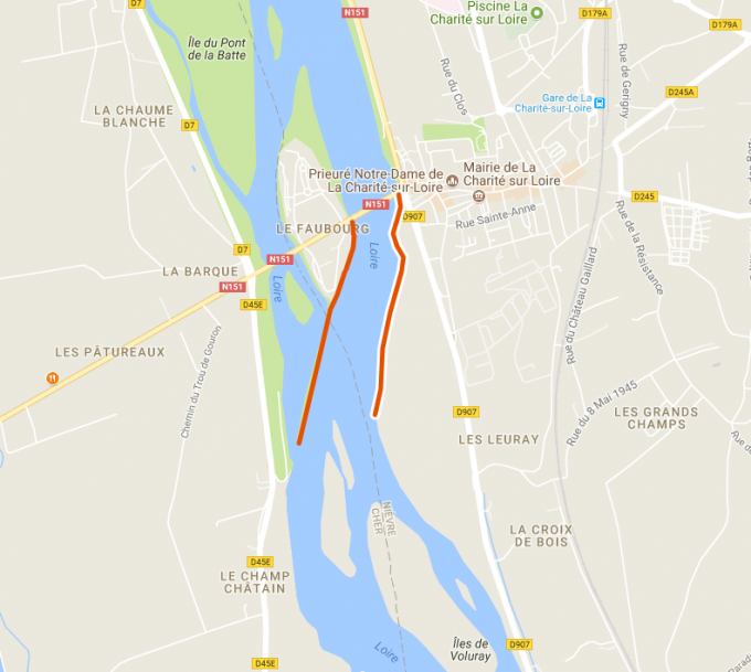La Loire - Parcours de la Chevrette