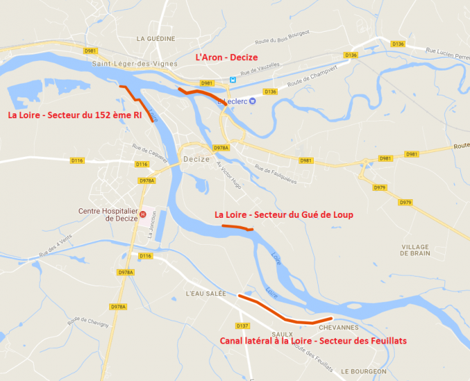 La Loire - Secteur du 152 ème RI