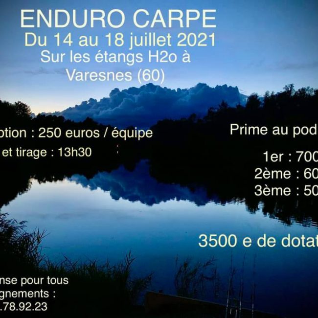 Enduro Carpe étangs H2o de Varesnes