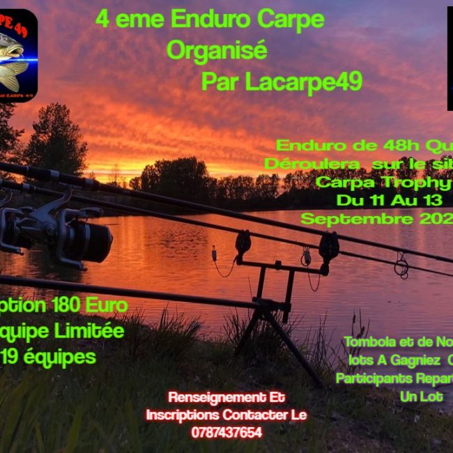Enduro Carpe &#8211; Lacarp49 &#8211; Carpa Trophy