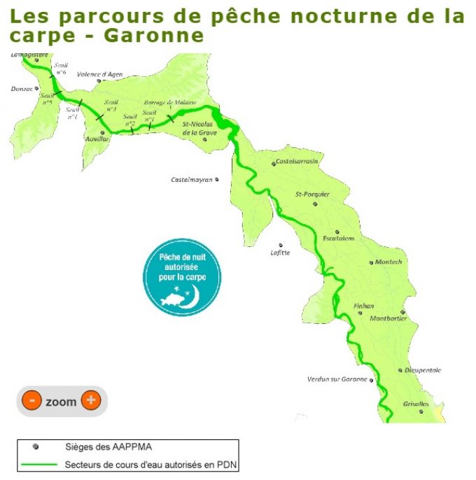 La Garonne - PDN sur tout le département
