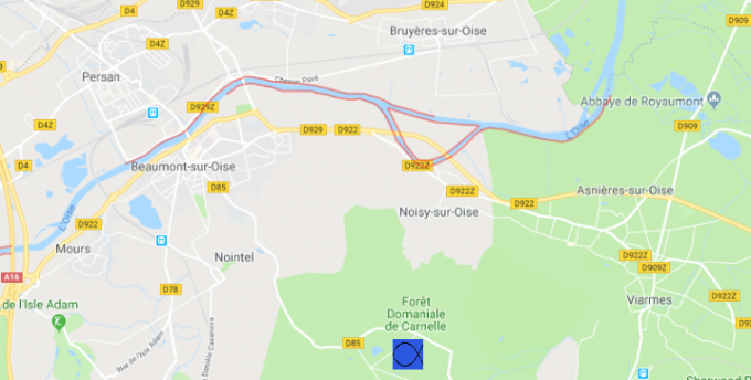 Parcours carpe de nuit - Beaumont-sur-Oise